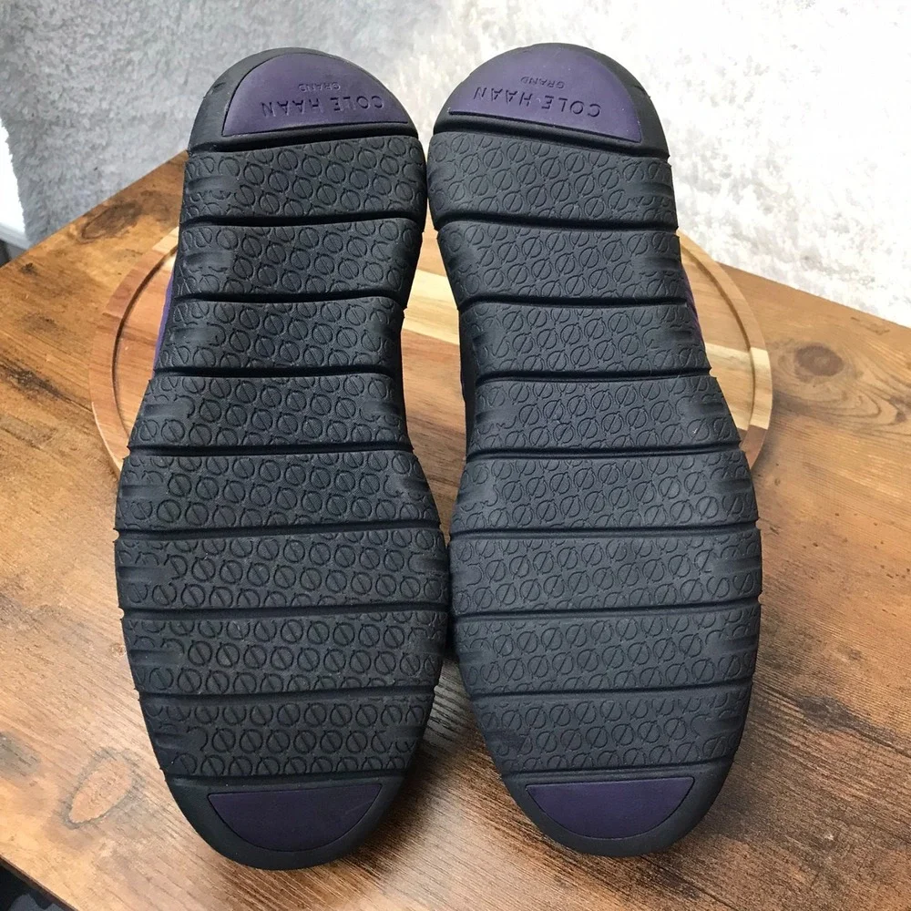 Cole Haan Generation Zerøgrand Rec Mid Slipper Mens‎ 8M Purple Insualted Lined